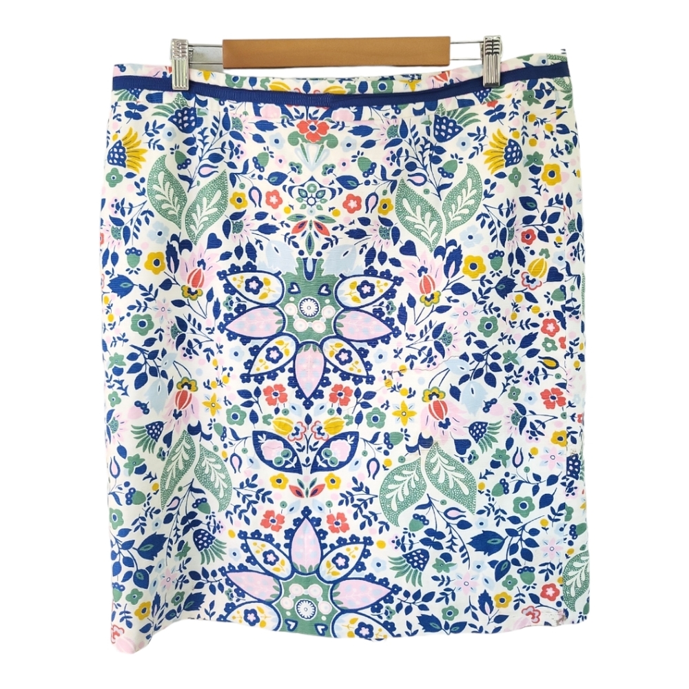 Boden Floral Midi Skirt - Multicolor